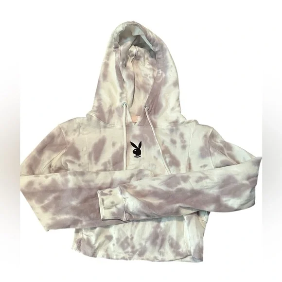 NWT Missguided Playboy tie dyed two piece sweat suit y2k - Picture 6 of 7